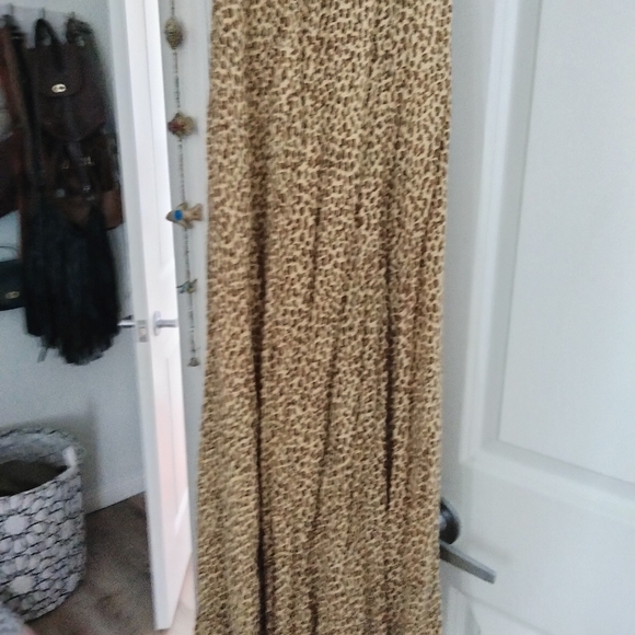 Leopard print Anthropologie dress sz 0 - Picture 5 of 15